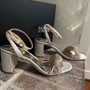 Badgley Mischka Clara Embellished Sandal (New)